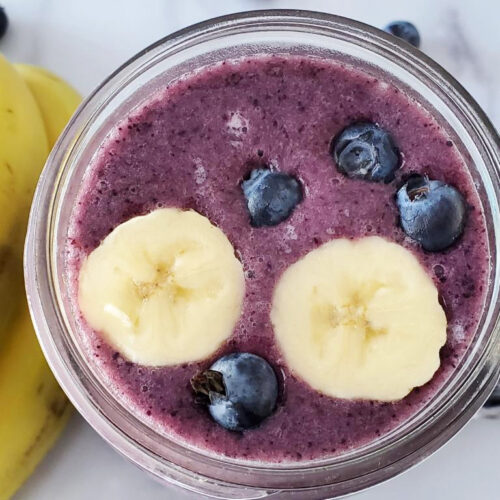 blueberry banana muffin smoothie recipe