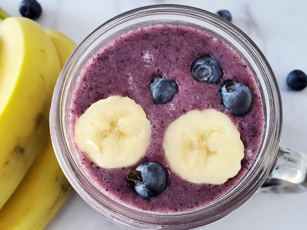 blueberry banana muffin smoothie recipe